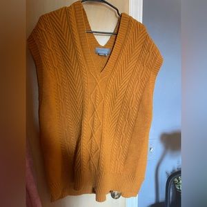 Anthropolgie rust color sweaer vest